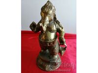 Statuie unică din bronz GANESH, budism, Buddha