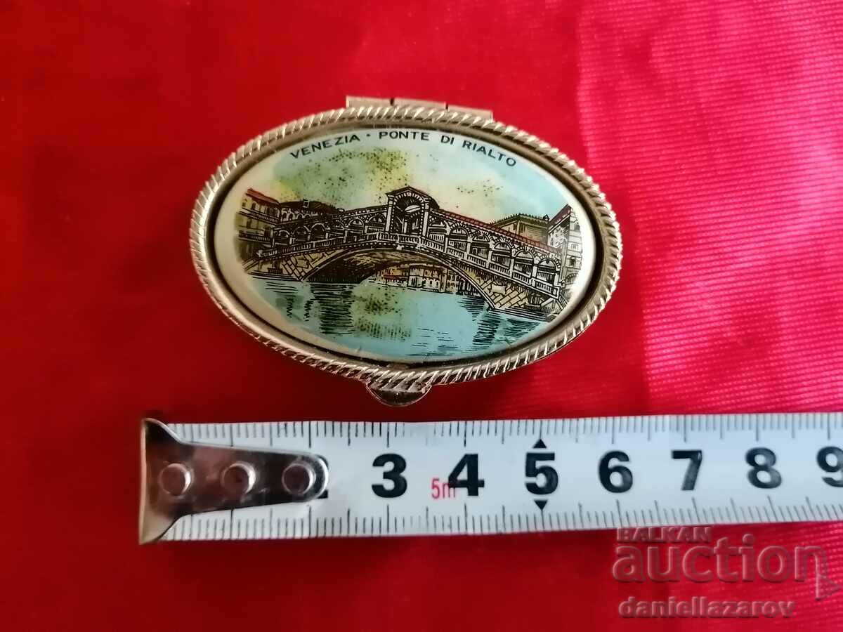 Old Pill Box, Snuff "VENICE" - 6