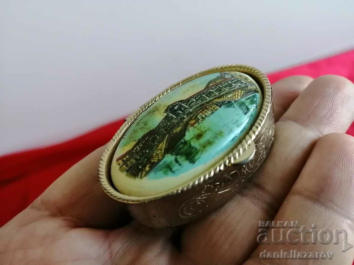 Old Pill Box, Snuff "VENICE" - 7