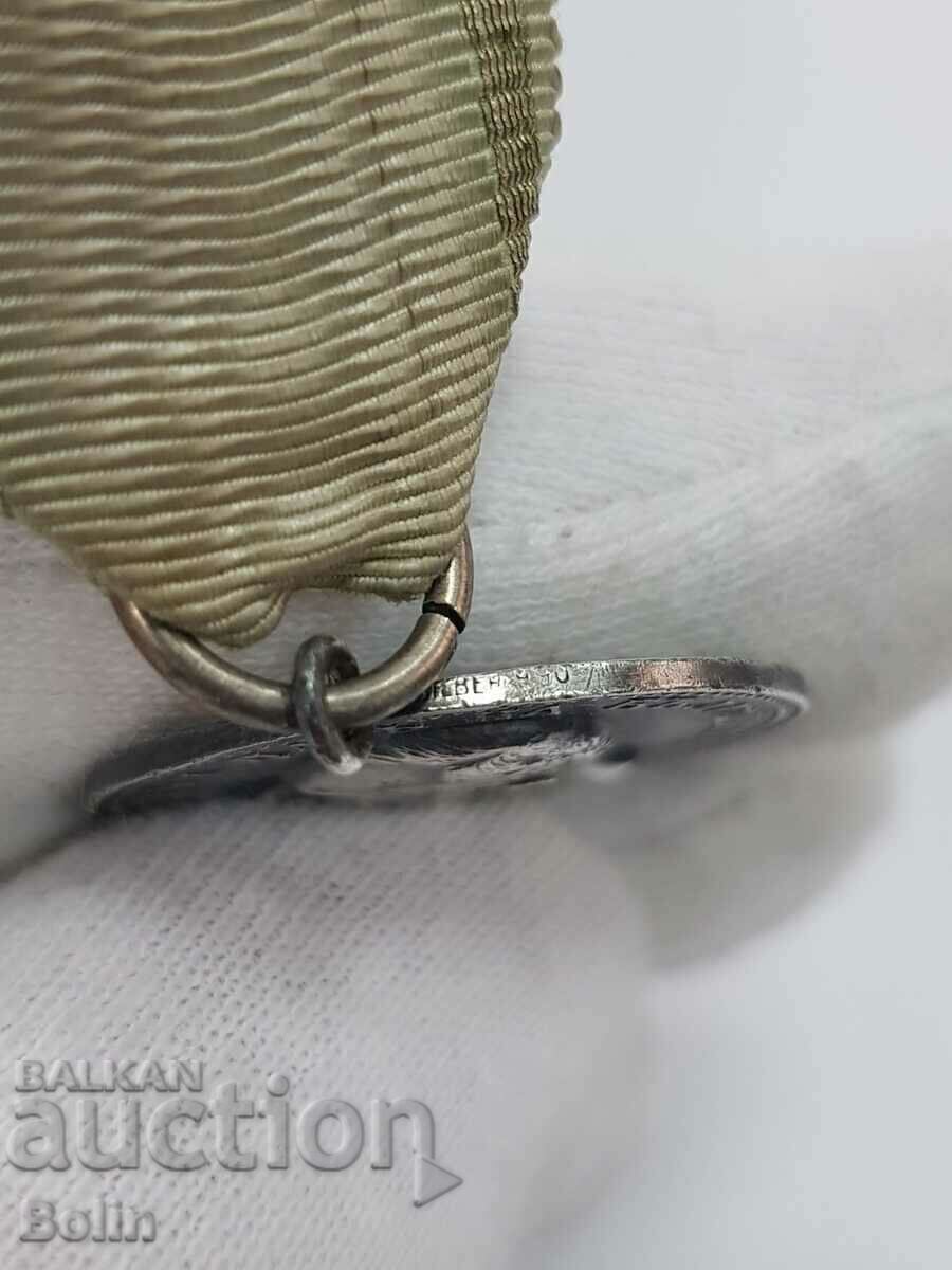 Ασημένιο Βασιλικό Μετάλλιο Αξίας Ferdinand I Telge - 6