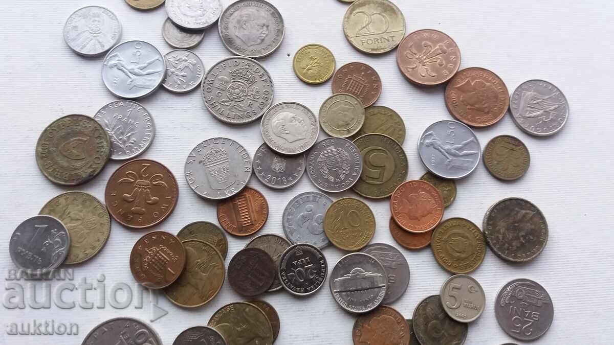 Auction  A COLLECTION OF 60 COINS FROM AROUND THE WORLD