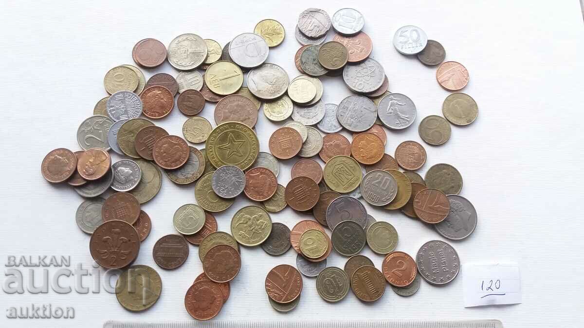 КОЛЕКЦИЯ ОТ 120 БРОЯ МОНЕТИ ОТ ЦЯЛ СВЯТ с цена 17.99 лв. | € 9.20 КОЛЕКЦИЯ ОТ 120 БРОЯ МОНЕТИ ОТ ЦЯЛ СВЯТ с цена 17.99 лв. | € 9.20