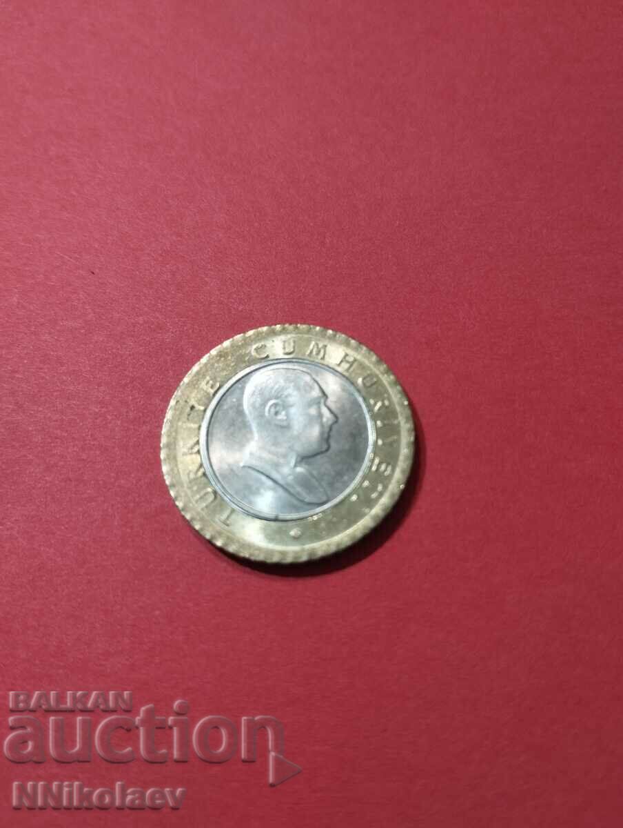 Auction Turkey 50 new kurusha 2005 year Auction Turkey 50 new kurusha 2005 year