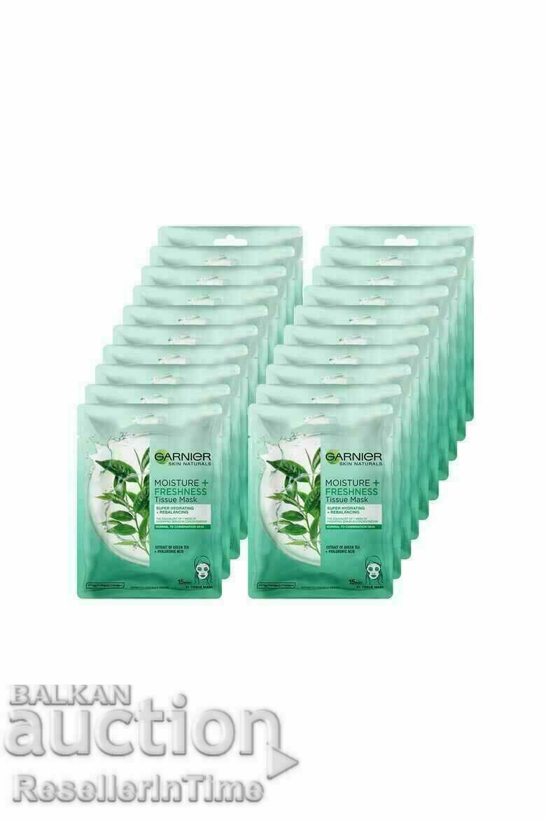 Lot de 20 piese Masca Garnier Umiditate + Prospetime... Lot de 20 piese Masca Garnier Umiditate + Prospetime...