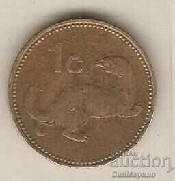 +Малта  1  цент  1998  г.