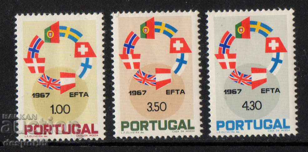 1967. Portugalia. EFTA - Asociația de Liber Schimb.