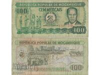 Мозамбик 100 Метикаи 1980 година банкнота #5139