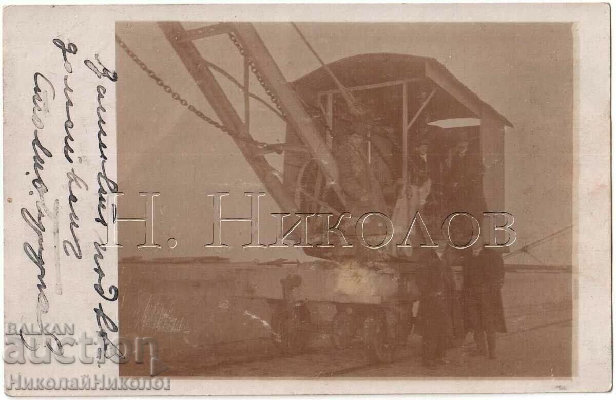 1918 FOTO VECHE PSV MILITAR BURGAS ROBINET MILITAR POSTA G429