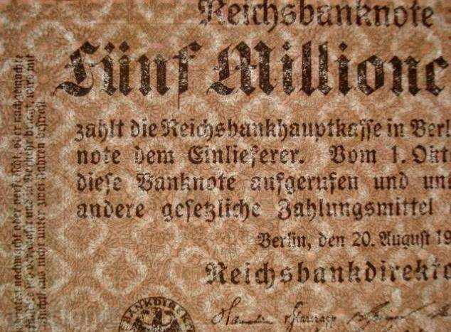 (¯`'•.¸GERMANY 5 million marks 20.08.1923 UNC¸.•'´¯) with price 6.50 BGN | € 3.32 (¯`'•.¸GERMANY 5 million marks 20.08.1923 UNC¸.•'´¯) with price 6.50 BGN | € 3.32