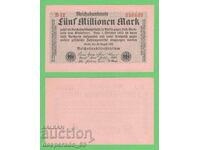 (¯`'•.¸ΓΕΡΜΑΝΙΑ 5 εκατομμύρια μάρκα 20.08.1923 UNC¸.•'´¯)