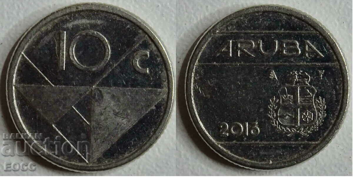 0012 Аруба 10 цента 2016г.