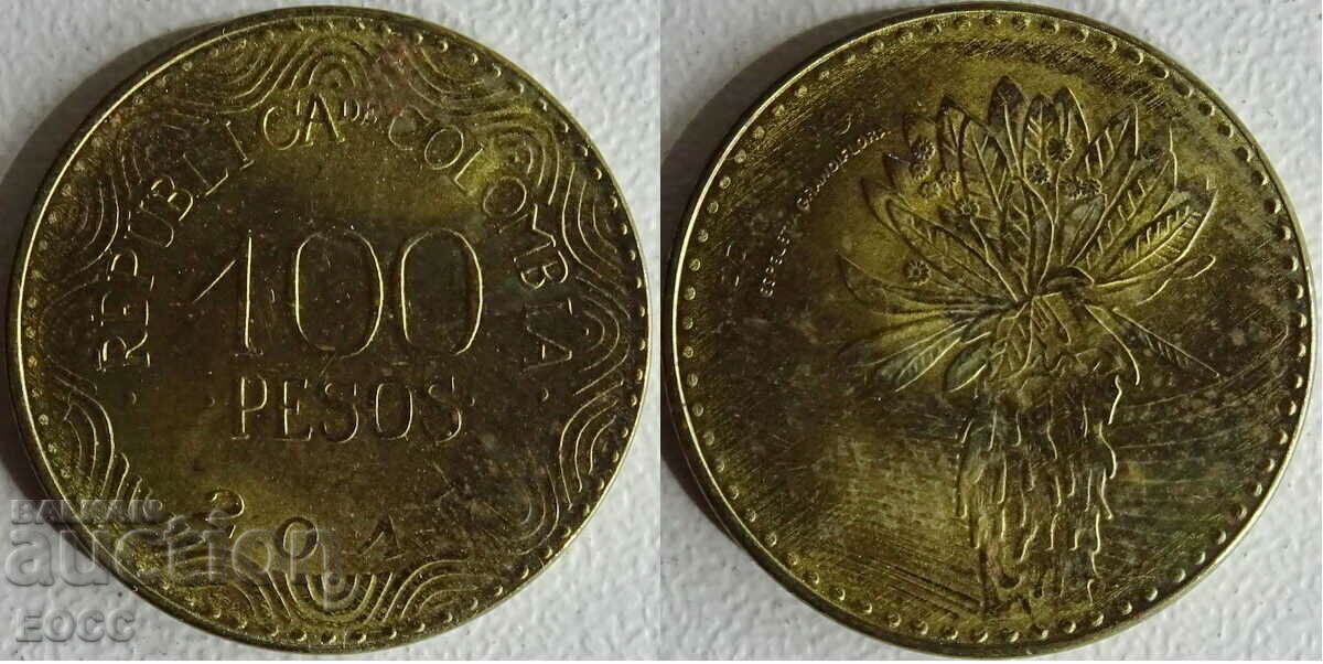 0022 Colombia 100 pesos 2017