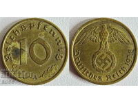 0043 Germania 10 Pfennig 1938A