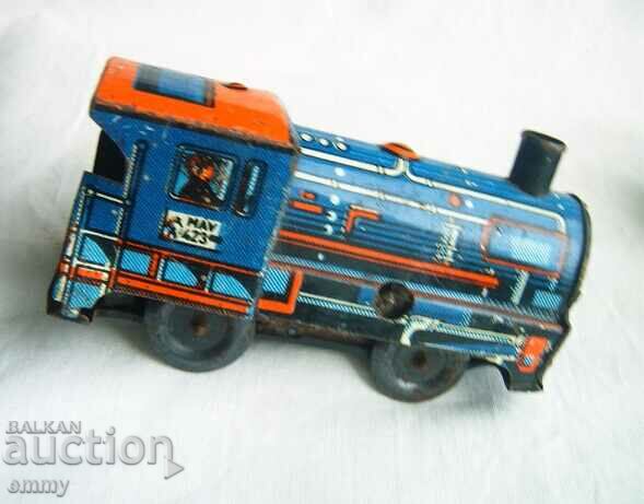 Old tinplate mechanical train - missing, for parts with price 12.00 BGN | € 6.14 Old tinplate mechanical train - missing, for parts with price 12.00 BGN | € 6.14