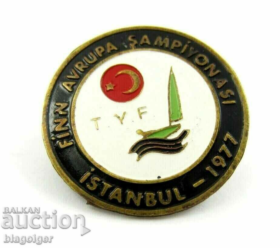 European Sailing Championship 1977 - Class Fin with price 13.99 BGN | € 7.15