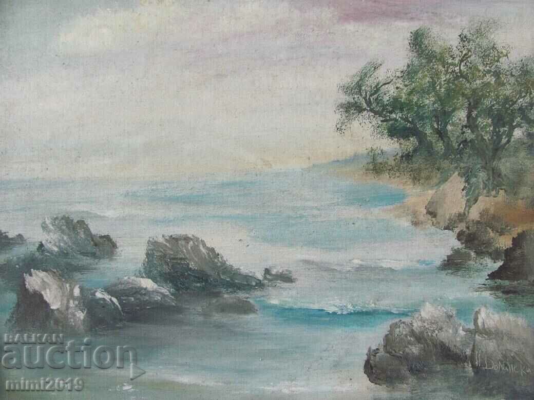 Very Old Original Painting Prof. Naum Dolinski Signed - 6 Very Old Original Painting Prof. Naum Dolinski Signed - 6