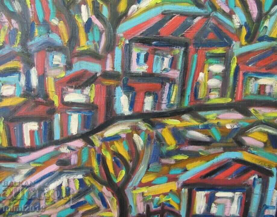 Delivery of Painting Oil Canvas style Genko Genkov Delivery of Painting Oil Canvas style Genko Genkov