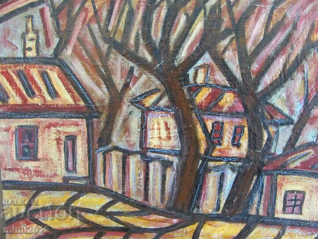 Painting Oil Cardboard Signed with price 245.00 BGN | € 125.27 Painting Oil Cardboard Signed with price 245.00 BGN | € 125.27