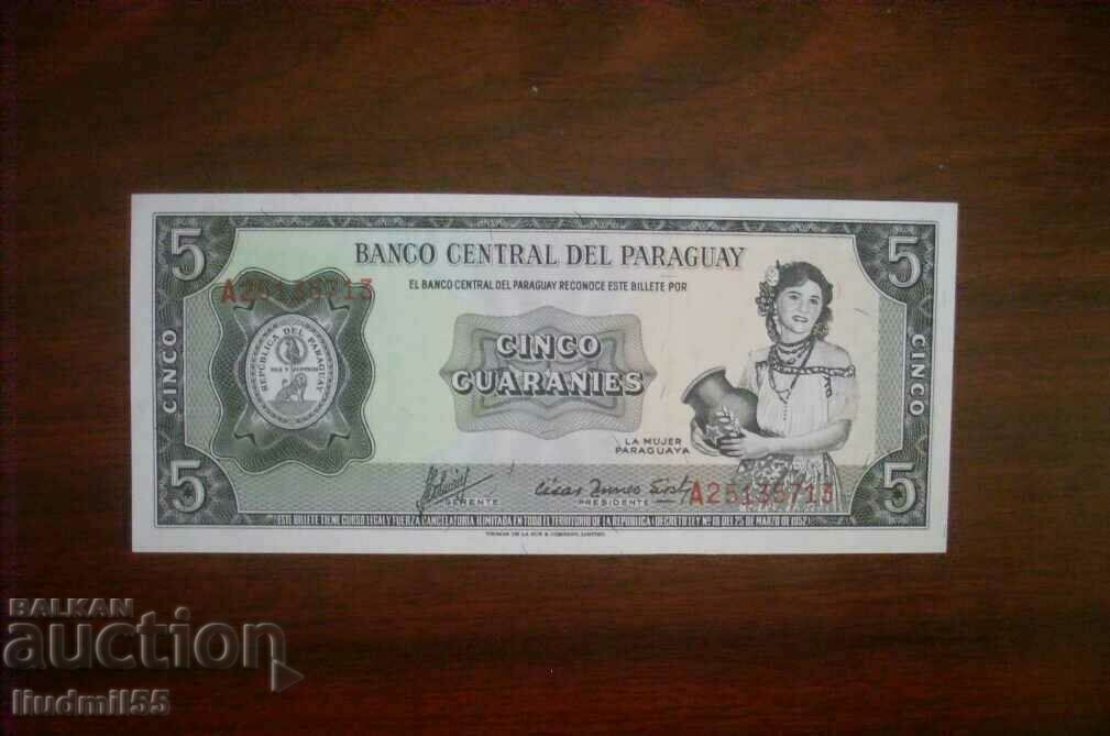 5 Guarani 1952, Paraguay