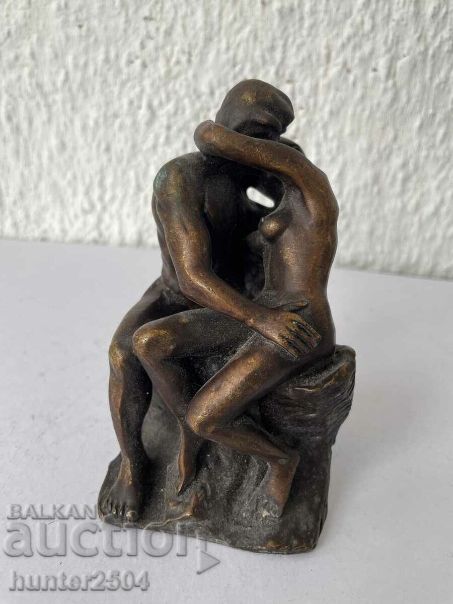 Lovers-kiss (Roden) 12 cm, bronze