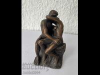 Lovers-kiss (Roden) 12 cm, bronz