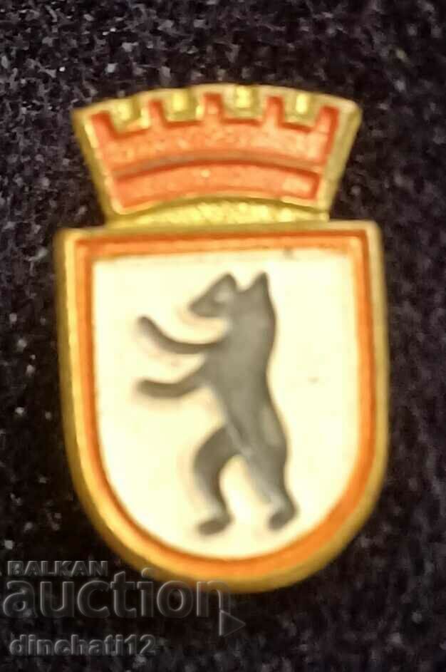 Badge. Coat of arms of Berlin Germany with price 2.00 BGN | € 1.02 Badge. Coat of arms of Berlin Germany with price 2.00 BGN | € 1.02