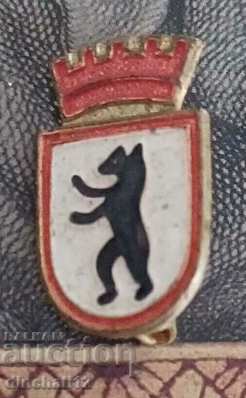 Delivery of Badge. Coat of arms of Berlin Germany Delivery of Badge. Coat of arms of Berlin Germany