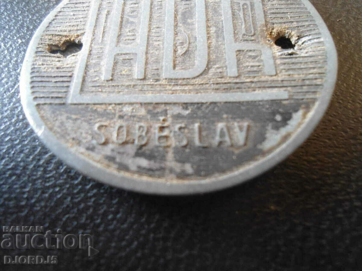 Auction Old emblem from sewing machine "LADA" Auction Old emblem from sewing machine "LADA"