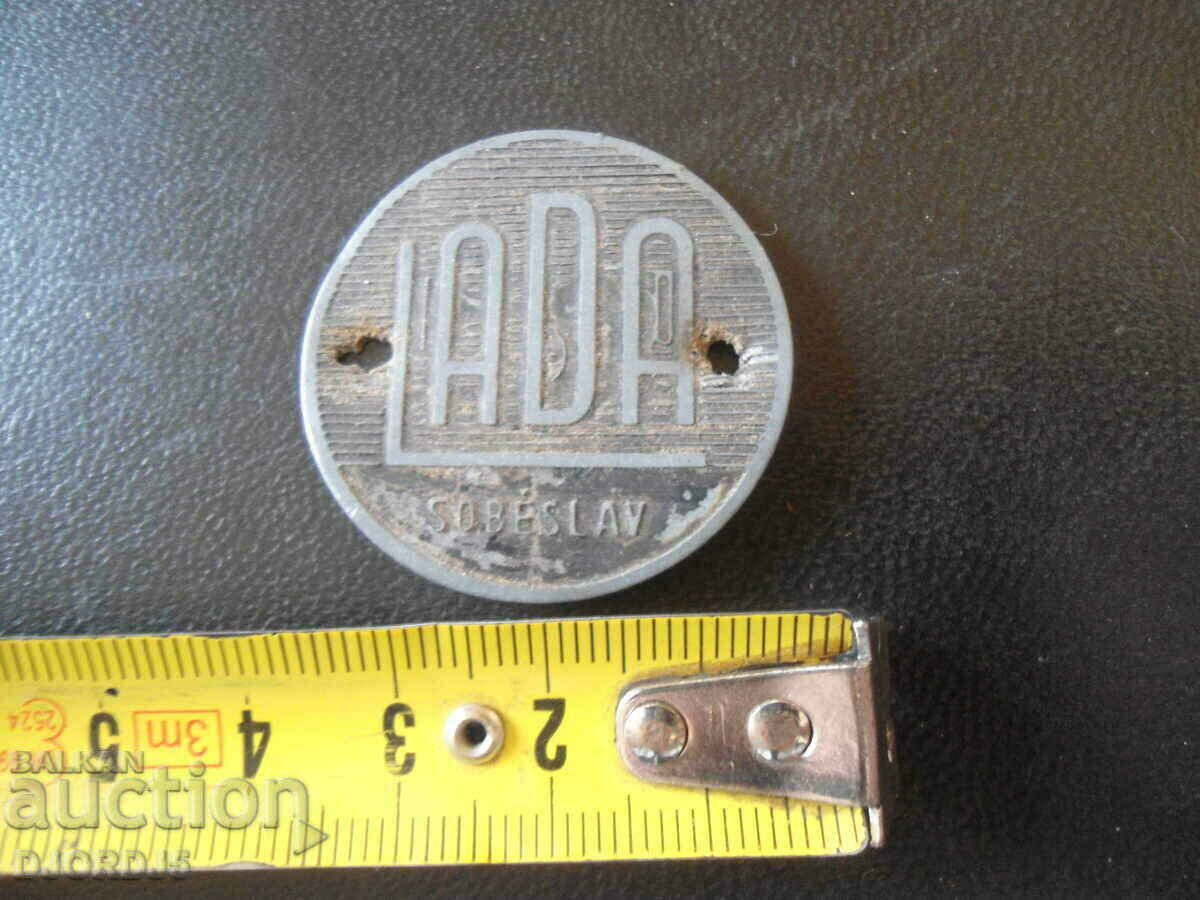 Old emblem from sewing machine "LADA" - 5 Old emblem from sewing machine "LADA" - 5