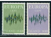 Исландия 1972 Eвропа CEПT (**) чиста, неклеймована