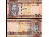 ❤️ ⭐ South Sudan 2017 20 pound UNC new ⭐ ❤️