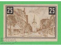 (¯`'•.¸NOTGELD (city of Wunstorf) 1922 UNC - 25 Pfennig¸.•'´¯)