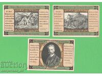 (¯`'•.¸NOTGELD (city. Itzehoe) 1921 UNC- -3 pcs. banknotes •'´¯)