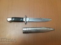 Army knife M1953, nickel-plated.