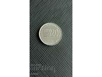 Venezuela 20 bolivar, 2002