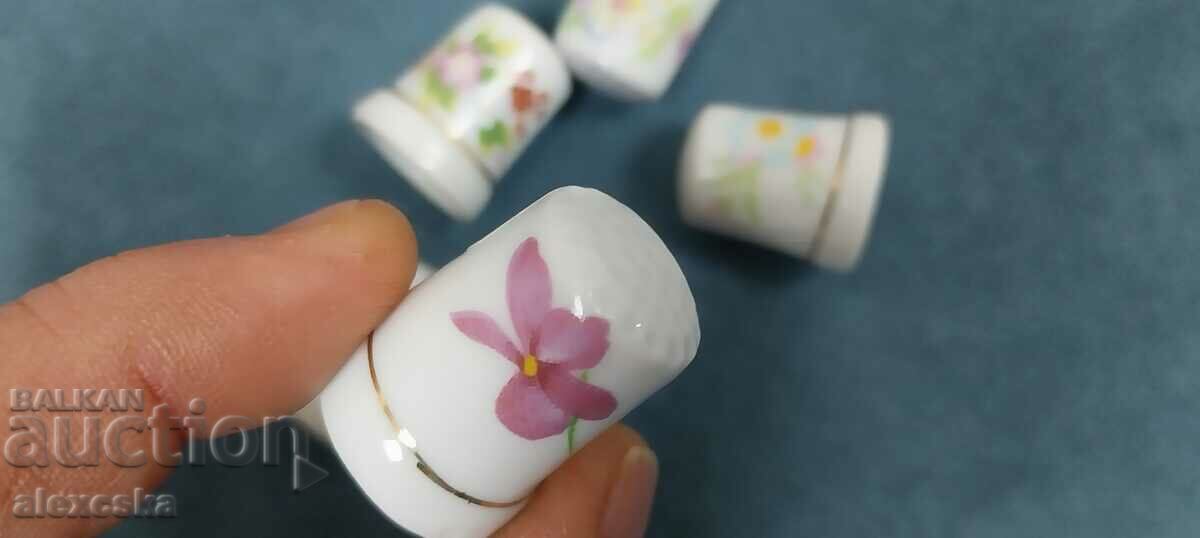 Delivery of A collection of porcelain thimbles