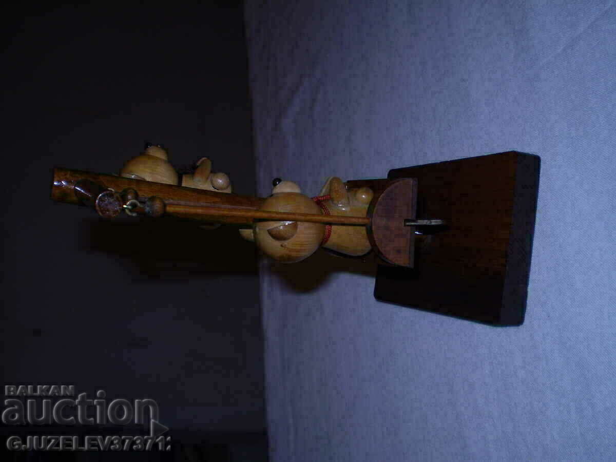 Ρετρό ξύλινη βάση ανοιχτήρι αρκούδας - 5 Ρετρό ξύλινη βάση ανοιχτήρι αρκούδας - 5