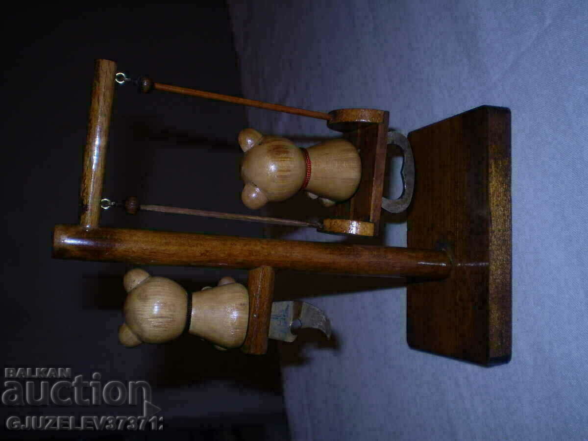 Ρετρό ξύλινη βάση ανοιχτήρι αρκούδας - 6 Ρετρό ξύλινη βάση ανοιχτήρι αρκούδας - 6