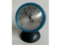 OLD RARE CLOCK-SHAPED SOC THERMOMETER