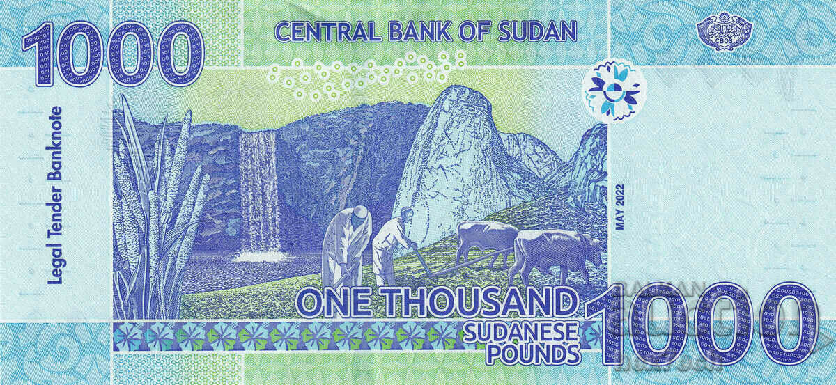 Auction ❤️ ⭐ Sudan 2022 1000 pounds UNC new ⭐ ❤️ Auction ❤️ ⭐ Sudan 2022 1000 pounds UNC new ⭐ ❤️