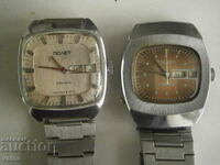 Lot of 2 FLIGHT watches, automatic and manual nav-e; quick change date