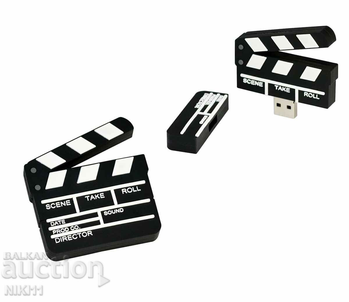 USB Flash Drive 32 GB Κλιπ φιλμ, χειροκροτητής σκηνοθέτη βίντεο