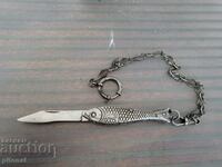 Antique folding knife Fish