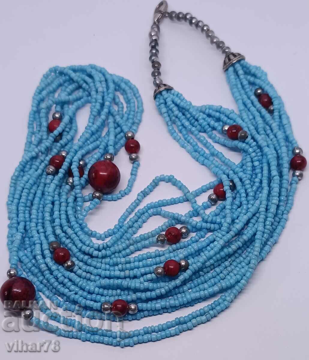 beaded pendant necklace with price 37.99 BGN | € 19.42