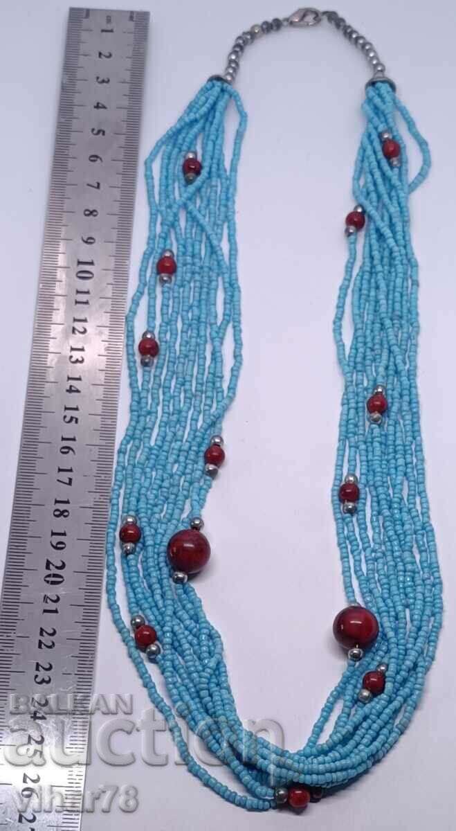 Auction  beaded pendant necklace
