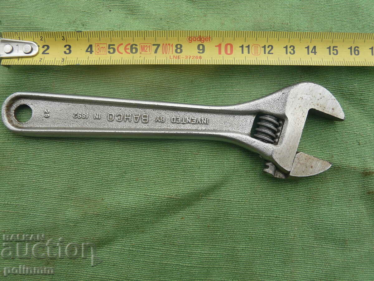 Παλιό ανοιχτό κλειδί BAHCO - Μικρό μέγεθος με τιμή 30.00 BGN | € 15.34 Παλιό ανοιχτό κλειδί BAHCO - Μικρό μέγεθος με τιμή 30.00 BGN | € 15.34