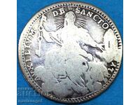Ватикан джулио 1784 Пий VI 27мм сребро