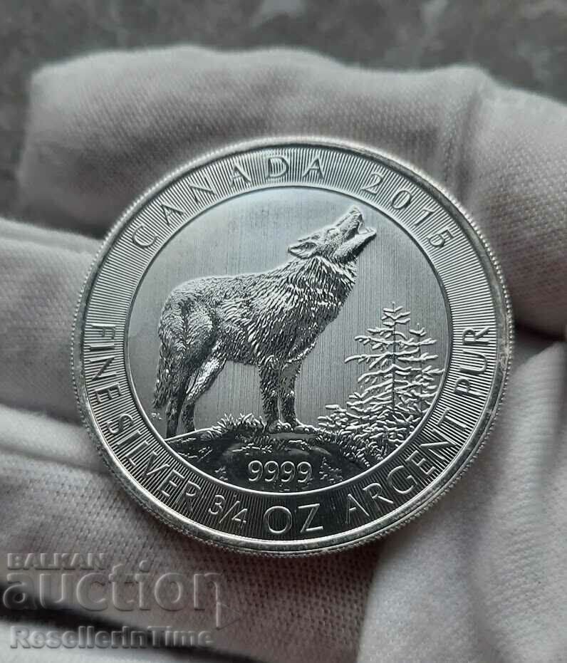 Инвестиционна сребърна монета 3/4 унция 2 Dollars - ...