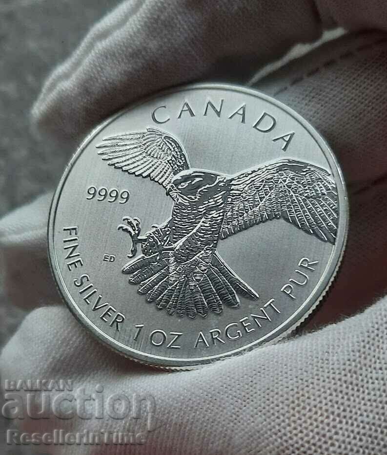 Инвестиционна сребърна монета 1 унция 5 Dollars - Elizabeth