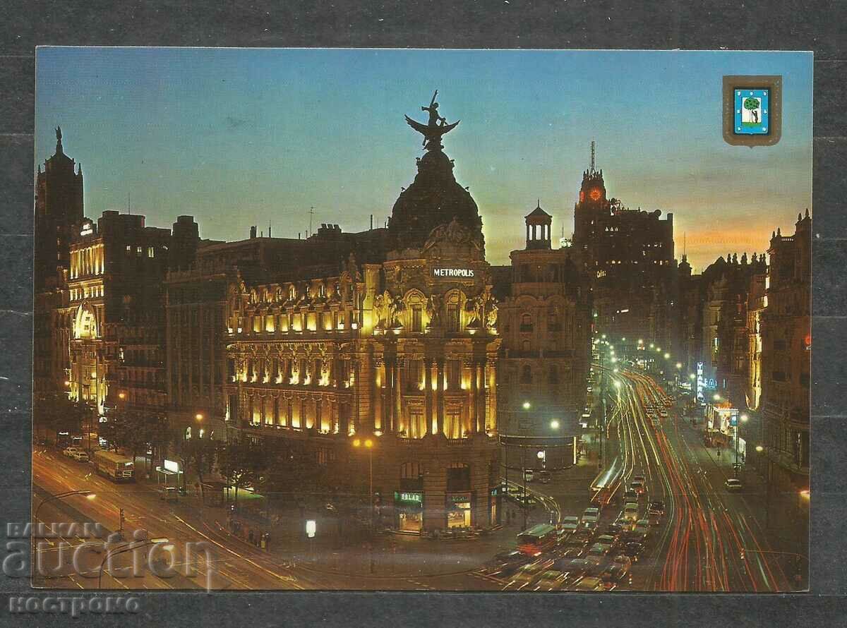 MADRID  -  Post card  Spain  - A 1460
